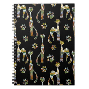 Caderno Espiral Gatos