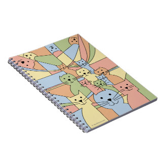 Caderno Espiral Gatos de Sussurreiros