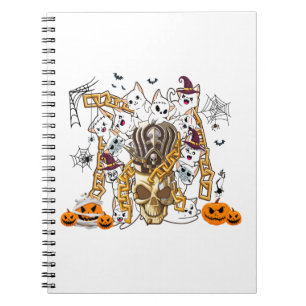 Caderno Espiral Gatos Mau bonitos e Engraçados