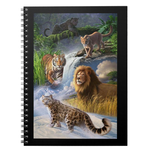 Caderno Espiral Gatos-selvagens (Frente)