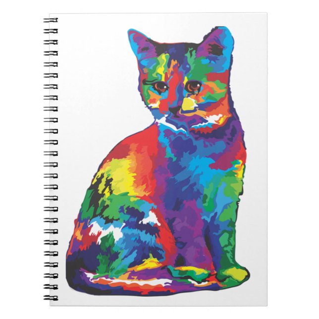 Caderno Espiral Gatos vestidos: Um Livro de Coloração Hilário para (Frente)