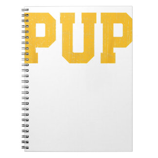 Caderno Espiral Gay Cruzando PUP Orgulho gay de Sinalizador Arco A