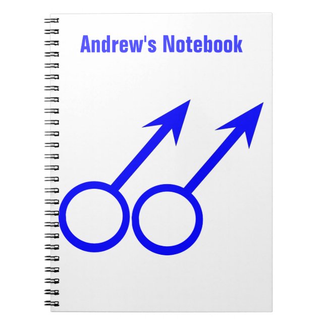 Caderno Espiral Gay lança notebook personalizável (Frente)