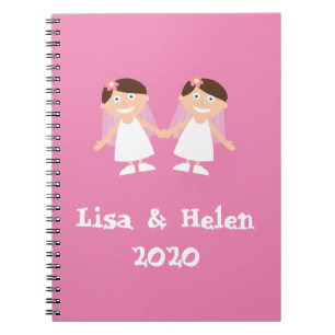 Caderno Espiral Gay Wedding