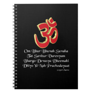 Caderno Espiral Gayatri mantra