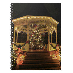 Caderno Espiral Gazebo vestido de Natal
