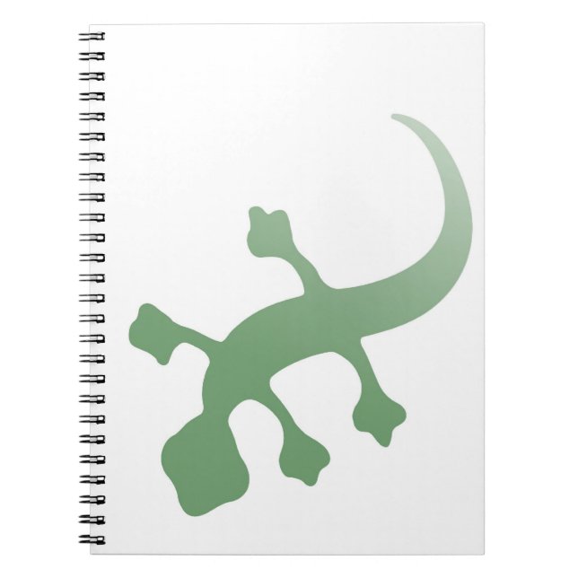 Caderno Espiral Gecko Verde (Frente)