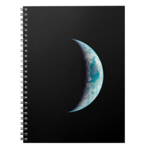 Caderno Espiral geek do universo espacial da ciência do planeta Te