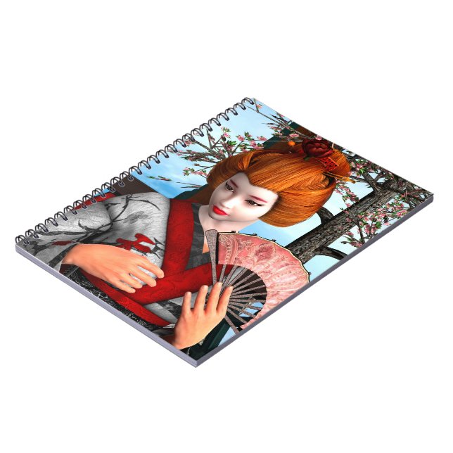 Caderno Espiral Geisha (Left Side)