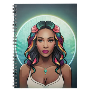 Caderno Espiral Gelã Rainbow Essence Empowerment Girl Power