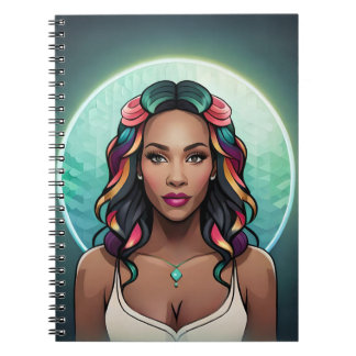 Caderno Espiral Gelã Rainbow Essence Empowerment Girl Power
