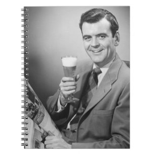 Caderno Espiral Gelo - cerveja fria