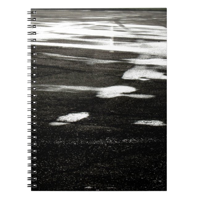 Caderno Espiral Gelo preto (Frente)