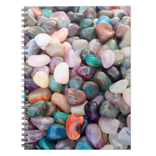 Caderno Espiral Gemstone geology mineral caro