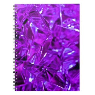 Caderno Espiral Gemstone Purple Crystal Ametyst