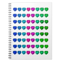 Gemstones coronários coloridos