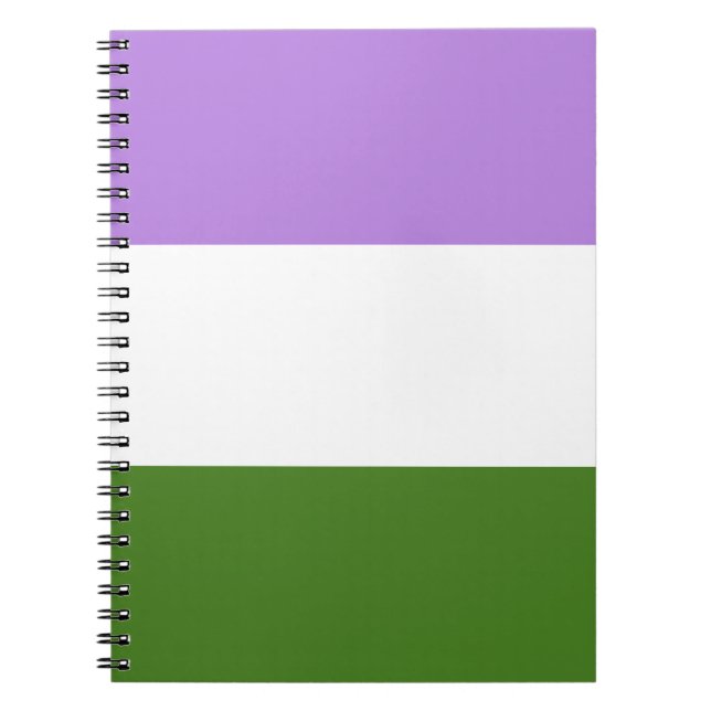 Caderno Espiral Genderqueer Pride (Frente)
