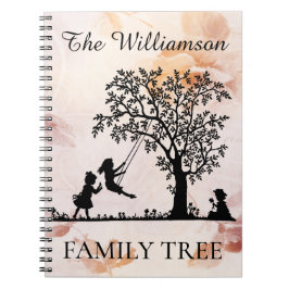 Caderno Espiral Genealogia Personalizada Árvore Genealógica Vintag