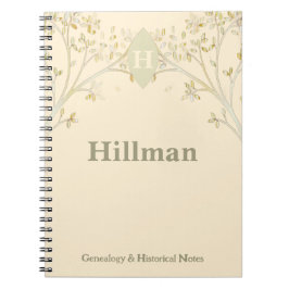 Caderno Espiral Genealogia registra notas de ancestralidade da árv