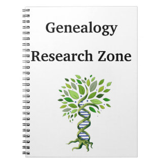 Caderno Espiral Genealogista Pesquisa Zona DNA Ancestralidade