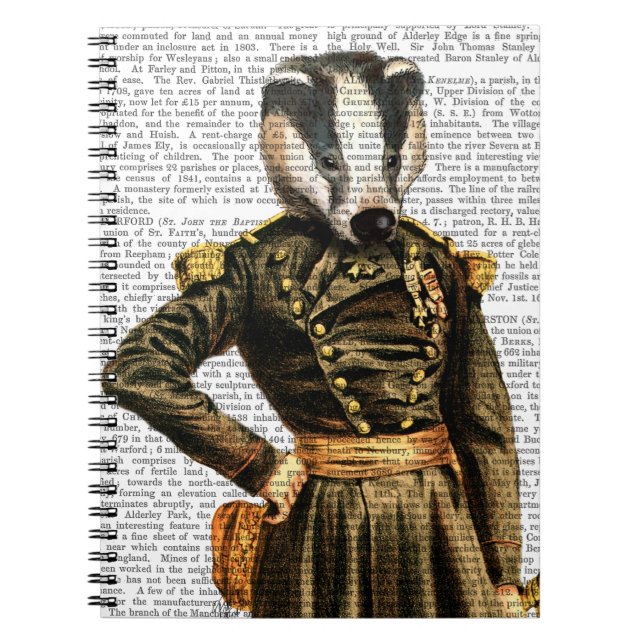 Caderno Espiral General Badger (Frente)