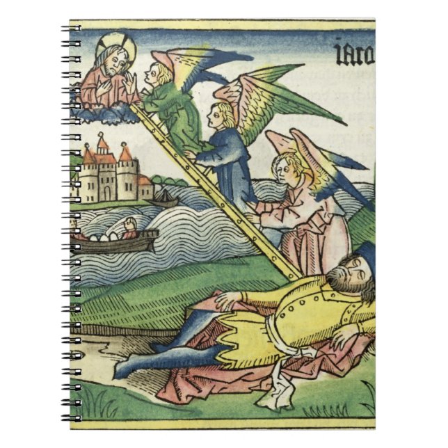 Caderno Espiral Génese 28 a escada de 10 Jacob, 'do Nuremberg (Frente)