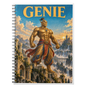 Caderno Espiral Gênio, Monstro de Fantasia Gótica