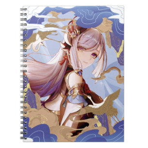 Caderno Espiral Genshin Impact Shenhe