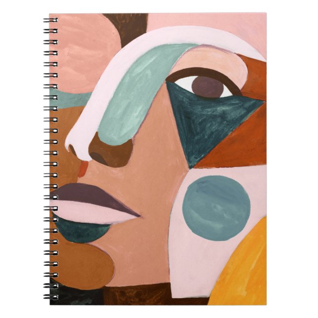 Caderno Espiral Geo Half Face (Frente)