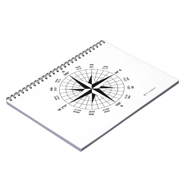 Caderno Espiral geografia-náutica (Left Side)