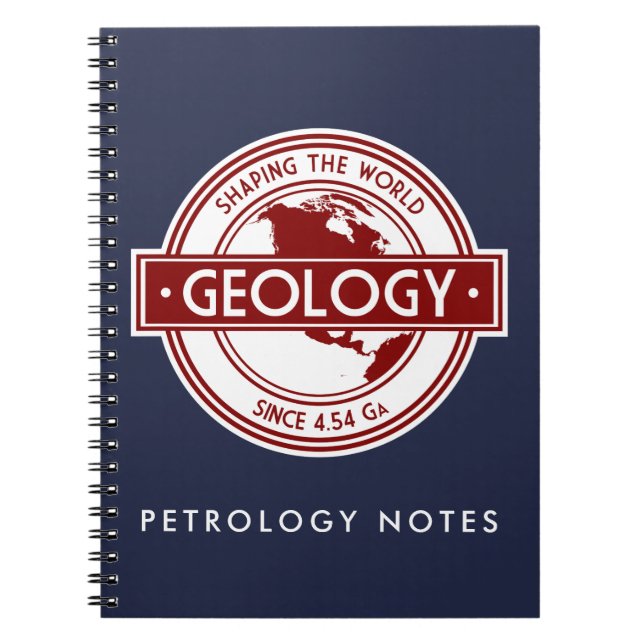 Caderno Espiral Geologia - Como moldar o logotipo mundial da Améri (Frente)
