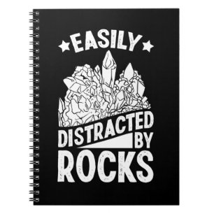Caderno Espiral Geólogo do Rock Collector Funny Geology