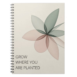 Caderno Espiral Geometric Bloom Modern Cover Art