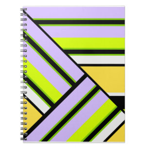 Caderno Espiral Geométrico, banda