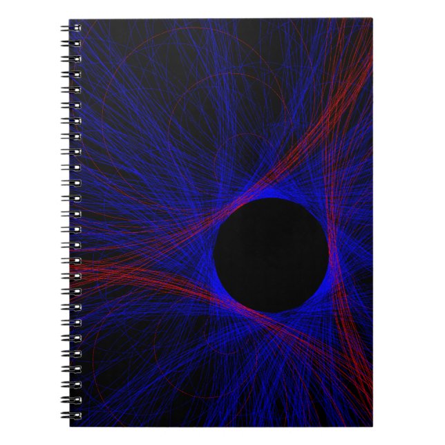 Caderno Espiral Geométrico de Triângulo Acentuado (Frente)