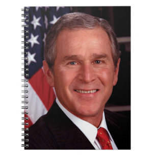 Caderno Espiral George Bush 43º Presidente americano