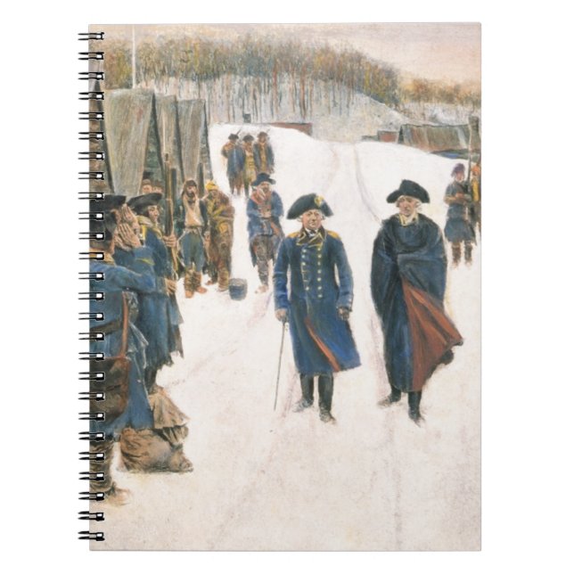 Caderno Espiral George Washington e Baron von Steuben (Frente)