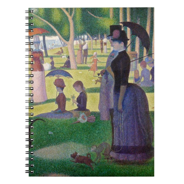 Caderno Espiral Georges Seurat - Domingo em La Grande Jatte (Frente)
