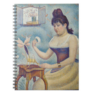 Caderno Espiral Georges Seurat - Jovem Mulher Se Poudreando