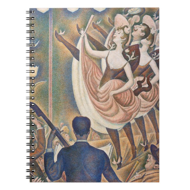 Caderno Espiral Georges Seurat - Le Chahut (Frente)