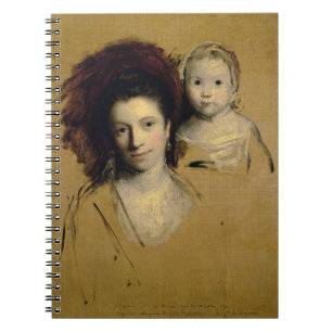 Caderno Espiral Georgiana, condessa Spencer e sua senhora da filha