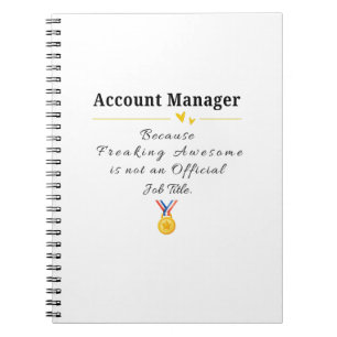 Caderno Espiral Gerente de Conta