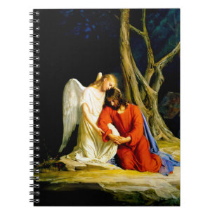 Caderno Espiral Gethsemane por Carl Bloch