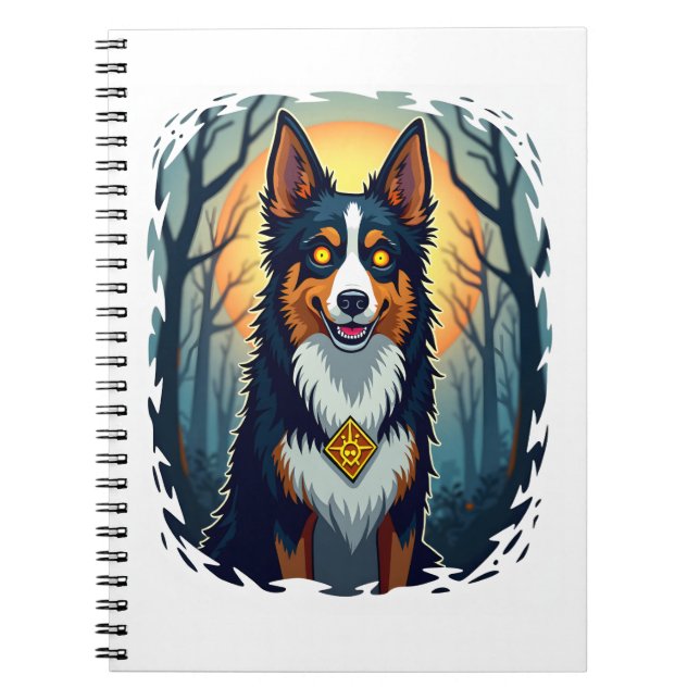 Caderno Espiral Ghoul Greyhound Dash (Frente)