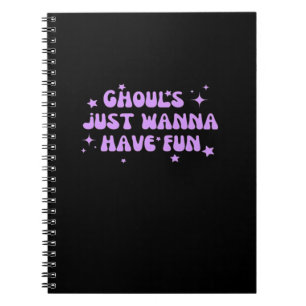 Caderno Espiral Ghouls Só Quer Se Divertir - Víblias De Outono Eng