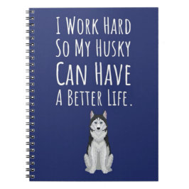 Caderno Espiral Gifts For Husky Owners Lovers Pet Siberian Dog