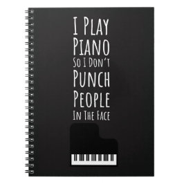 Caderno Espiral Gifts For Piano Lovers Pianist Music Keyboard
