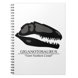 Caderno Espiral Giganotossaurus Skull