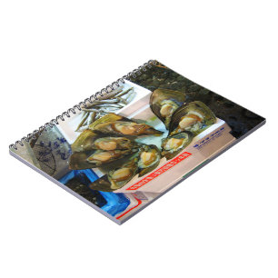 Caderno Espiral Gigantes do mercado de peixe Tsukiji, Tóquio, Jap