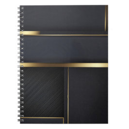 Caderno Espiral Gilded Geometry Luxury